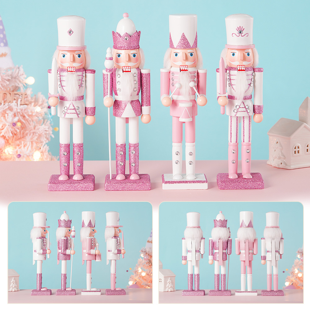 30CM Wooden Nutcracker Solider - Nutcracker Figurine ulasan dan harga