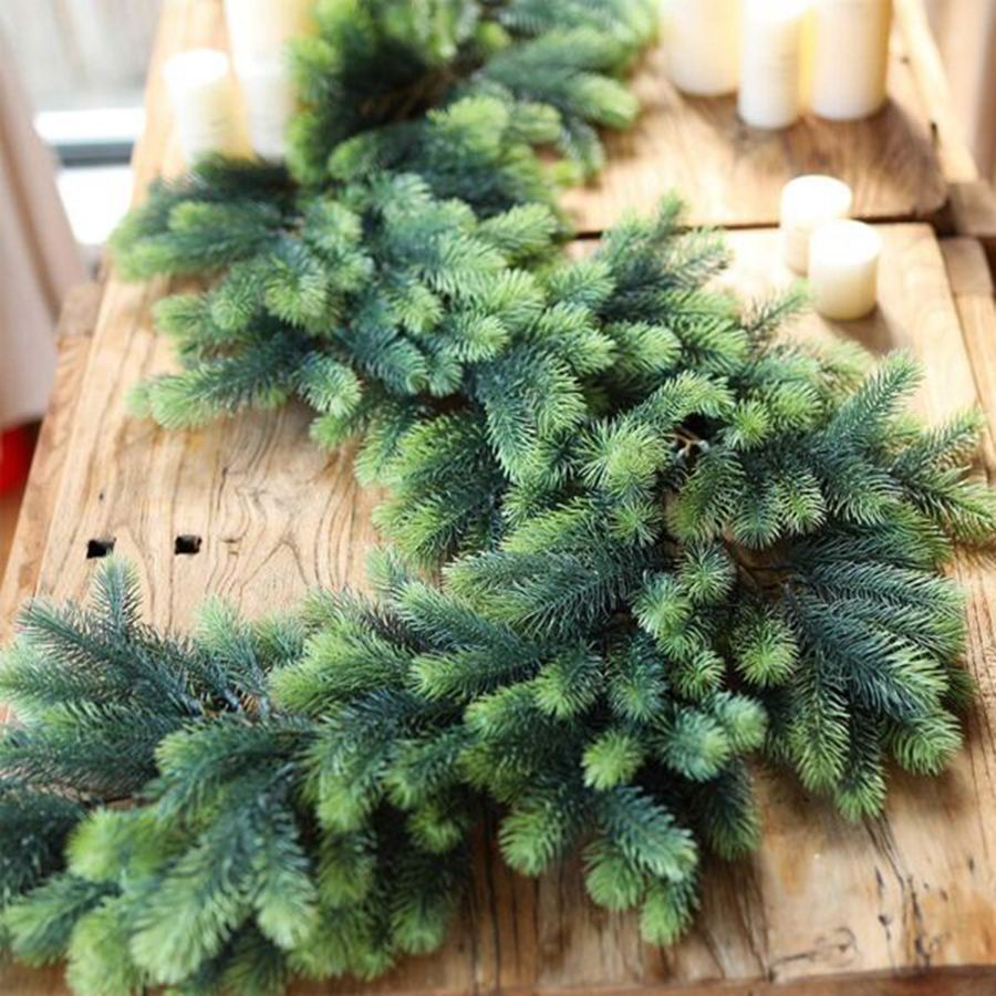 Artificial Green Plant rattan  - Christmas Tree Artificial ulasan dan harga
