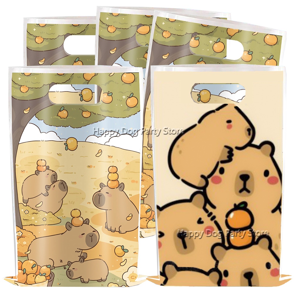 Cartoon Capybara Party Supplie - Gift Box Wrap Set ulasan dan harga