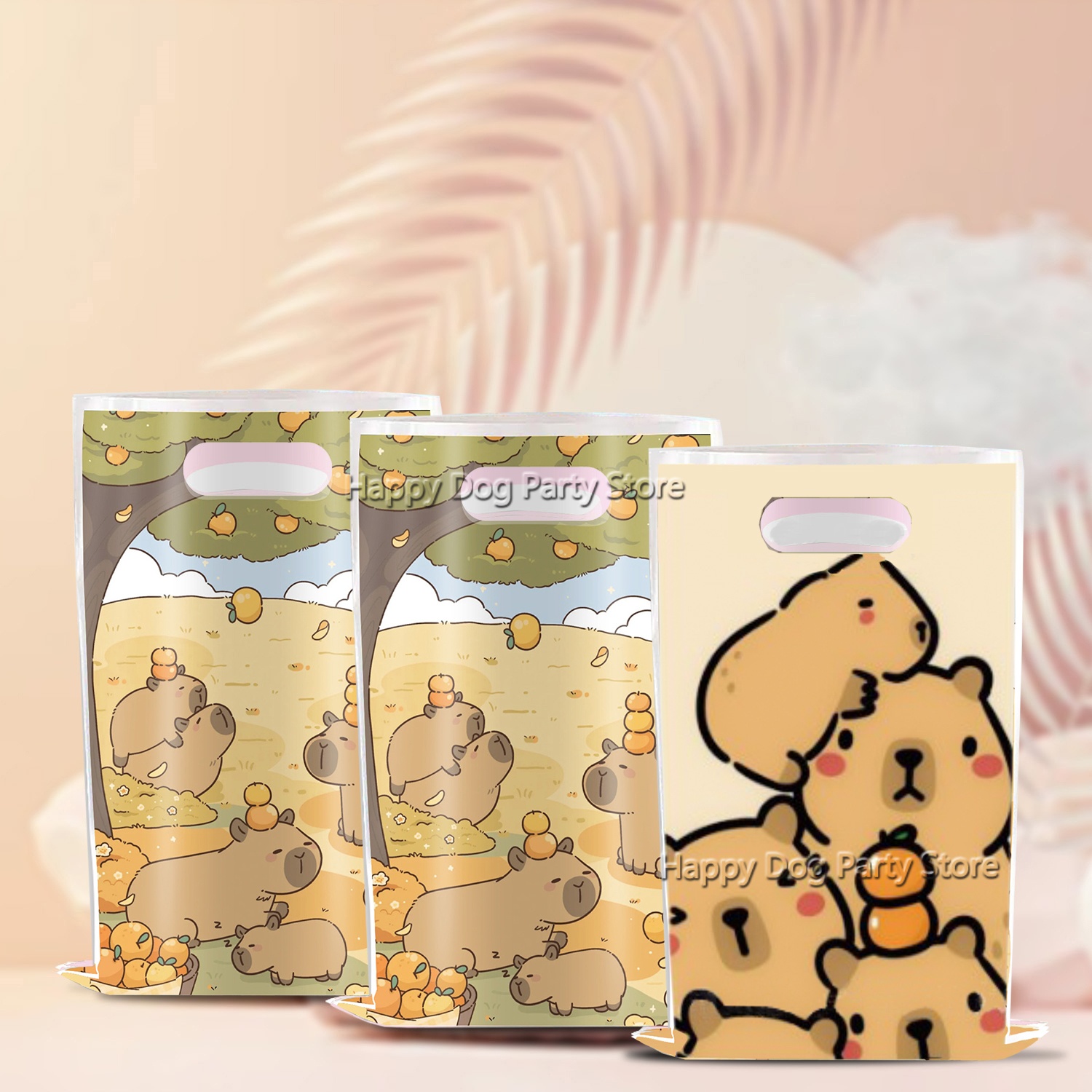 Cartoon Capybara Party Supplie - Gift Box Wrap Set ulasan dan harga