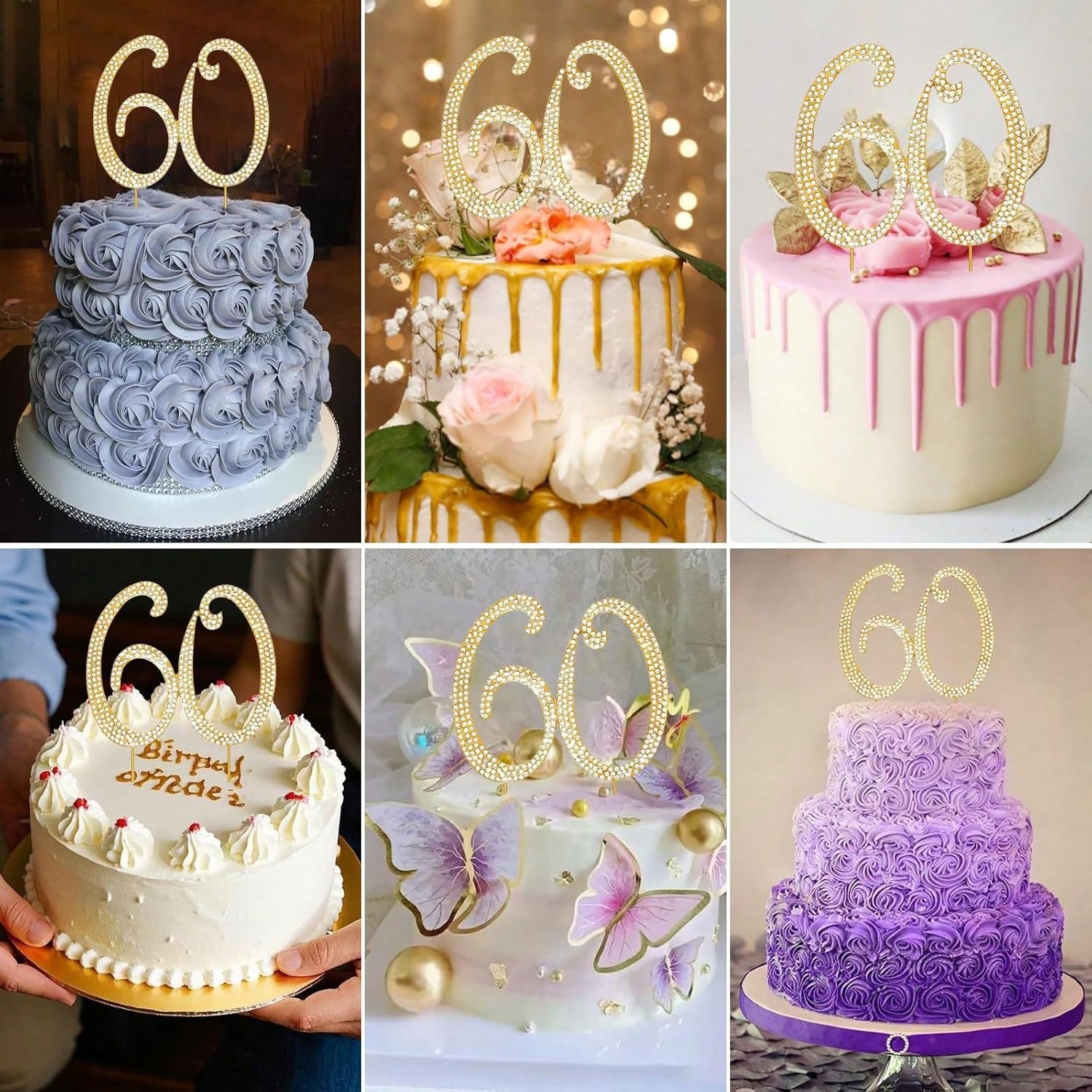 Large Gold Rhinestone Number C - Holiday Candle Set ulasan dan harga