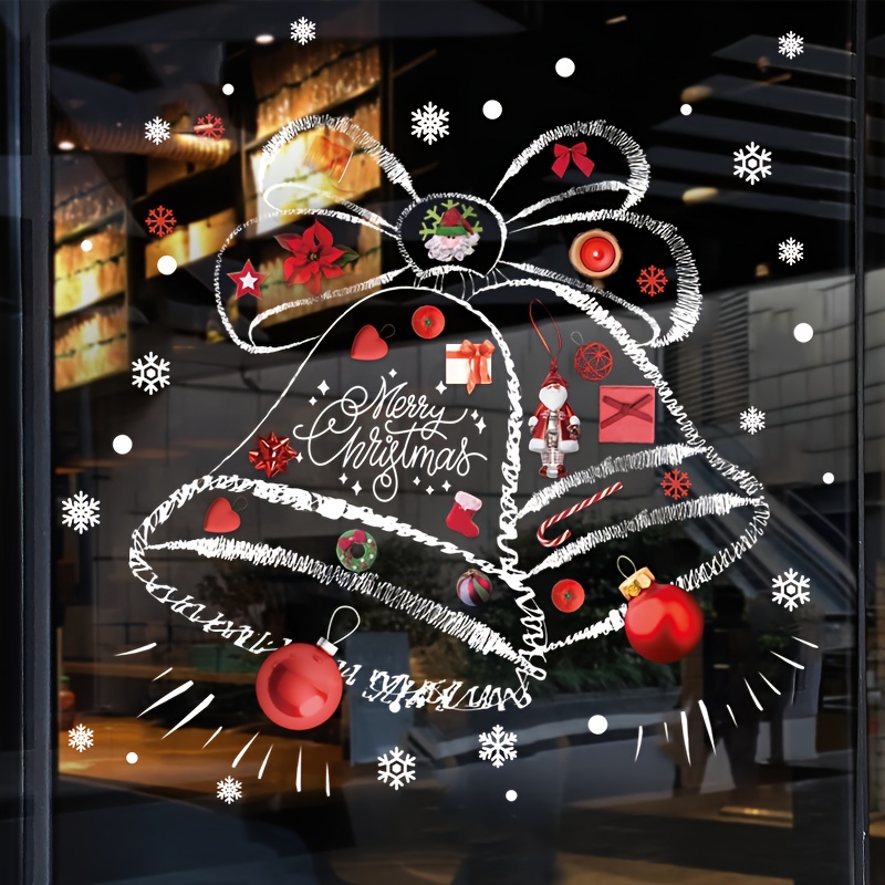 Christmas Stickers Snowflake T - Snowflake Window Decal ulasan dan harga