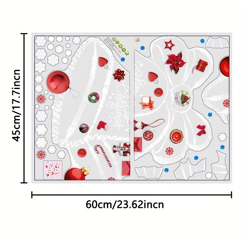 Christmas Stickers Snowflake T - Snowflake Window Decal ulasan dan harga