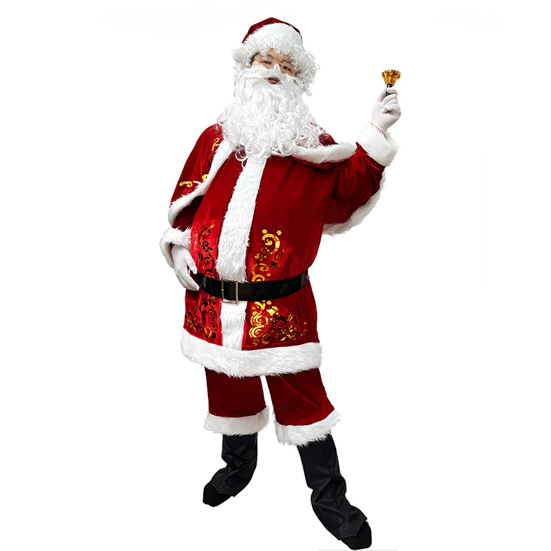 Santa Claus Costume Adult Men  - Elf Costume Christmas ulasan dan harga
