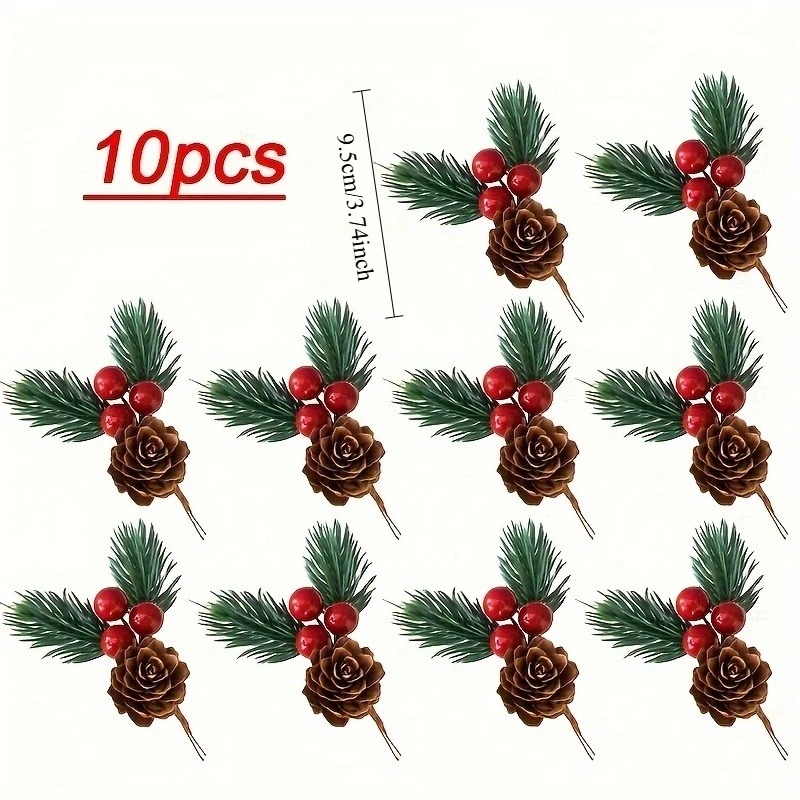10pcs Set of Artificial Pine C - Christmas Tree Artificial ulasan dan harga