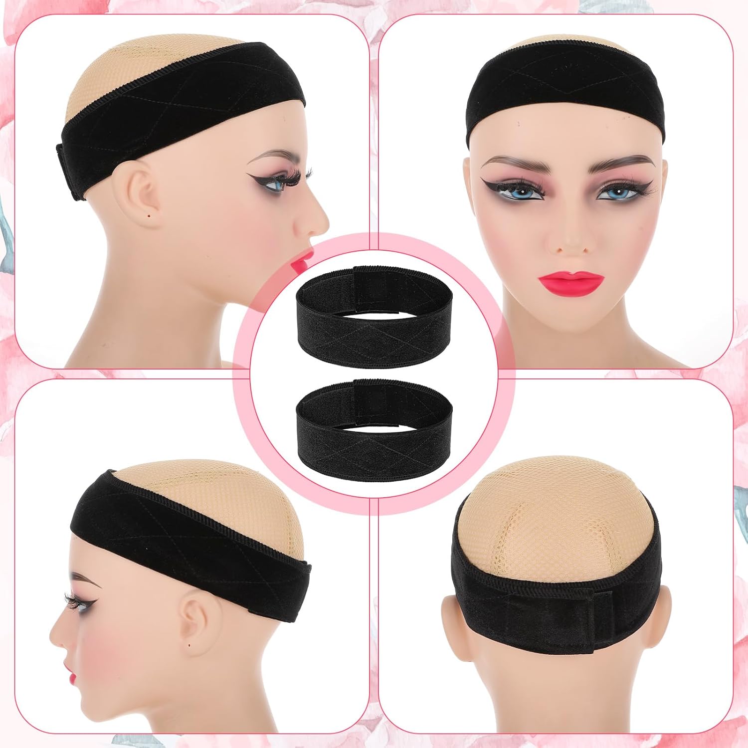 Wig Grip Bands and Dome Mesh W - Christmas Stocking Hanging ulasan dan harga