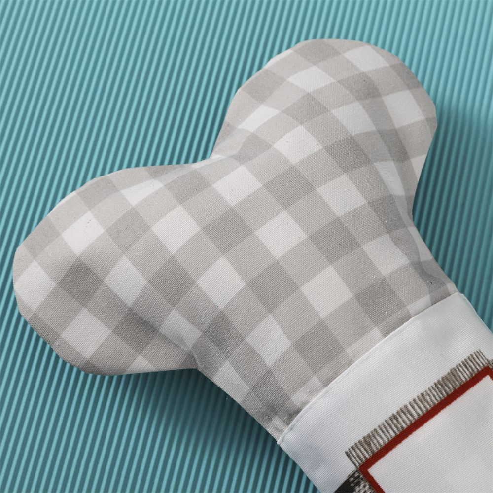 Plaid Pet Christmas Stocking F - Christmas Stocking Hanging ulasan dan harga