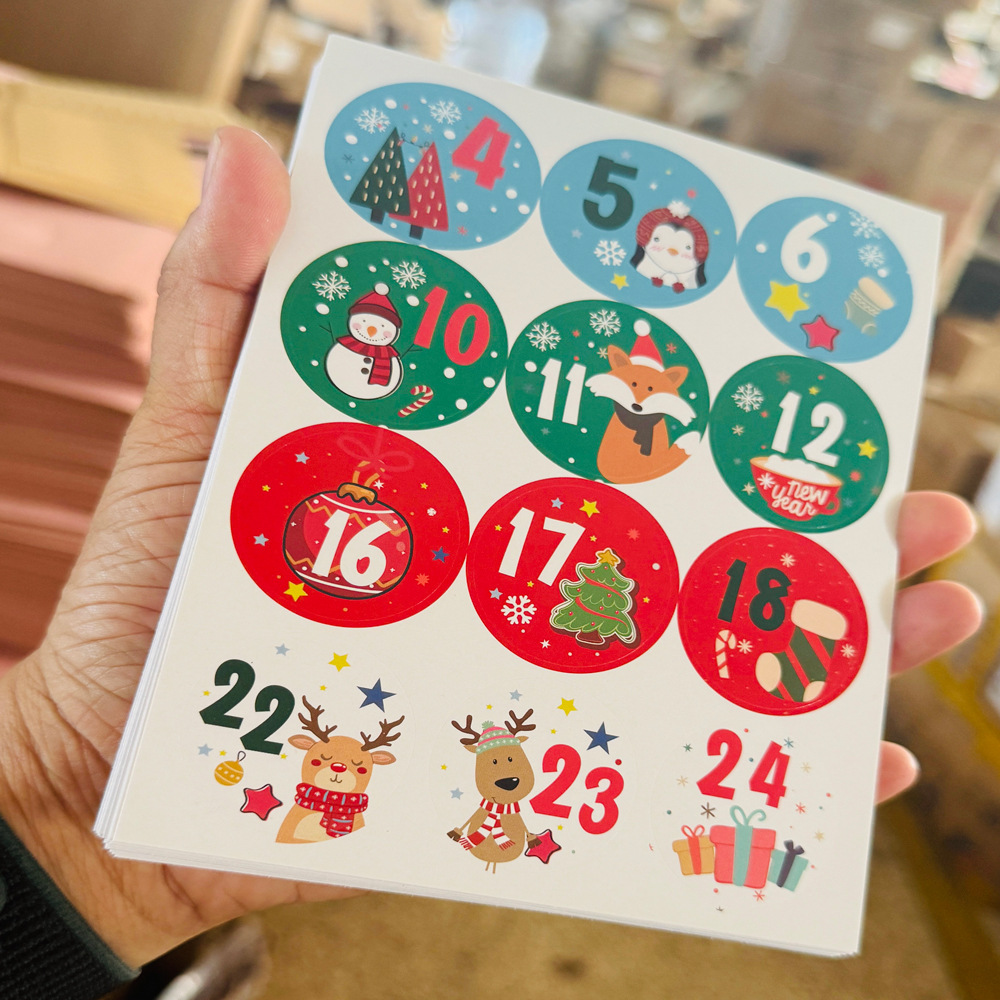 24pcs Christmas Decoration Adv - Advent Calendar Gift ulasan dan harga