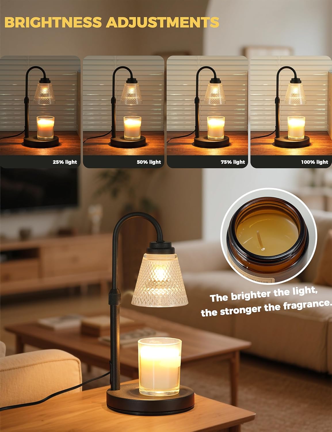 Candle Warmer Lamp with Timer  - Holiday Candle Set ulasan dan harga