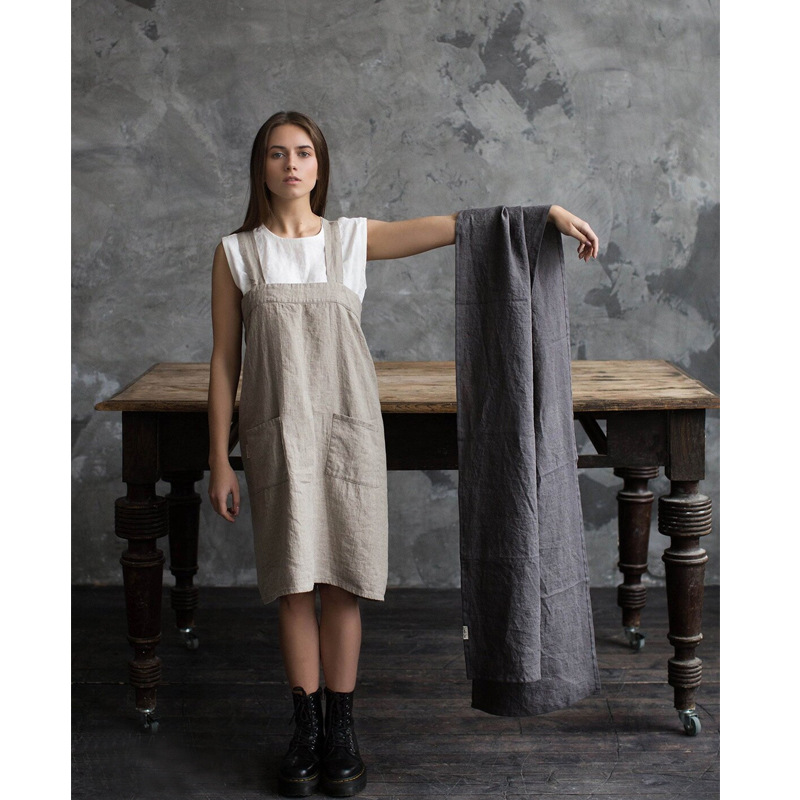 100% Linen Stone Washed Table  - Christmas Table Runner ulasan dan harga