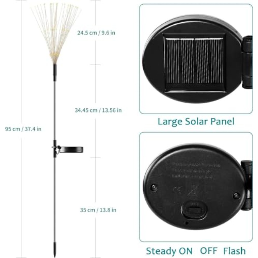 Solar Firework Lights, Lightin - Christmas Lights Outdoor ulasan dan harga