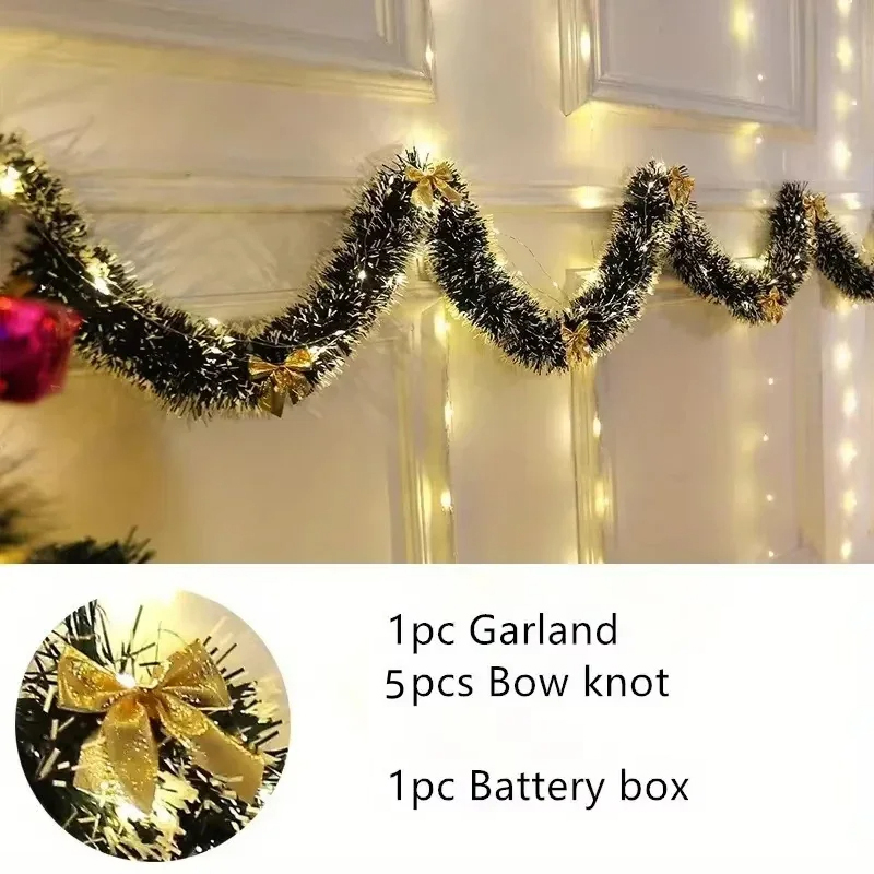 Christmas Tinsel Garland Artif - Tinsel Garland Decoration ulasan dan harga
